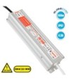 GloboStar® 73062 Μεταλλικό Τροφοδοτικό SELV για Προϊόντα LED 100W 4.3A - AC 220-240V σε DC 24V - Αδιάβροχο IP67 Μ23.5 x Π6 x Υ4cm - 3 Years Warranty